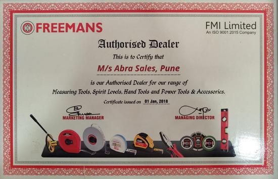 Freemans Certificate